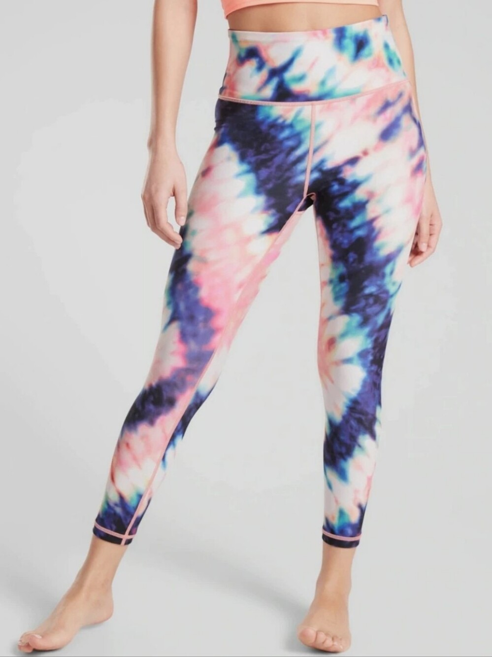 Athleta Elation Tie-Dye 7/8 Tight Leggings Size XS Excellent Condition